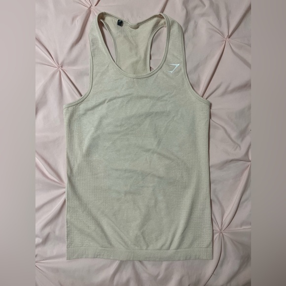Gymshark Vital Seamless Vest, Sand/Tan Color, Size Large - Picture 10 of 10